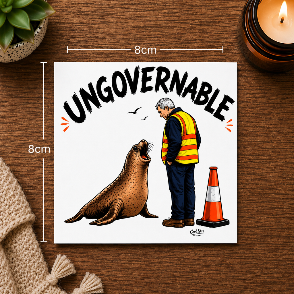 Ungovernable - Neil The Seal Sticker